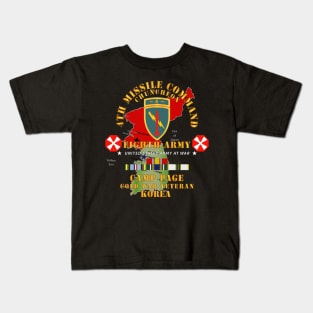 4th Missile Command - Eighth Army - Camp Page - Chuncheon, Korea - Cold War Veteran X 300 Kids T-Shirt